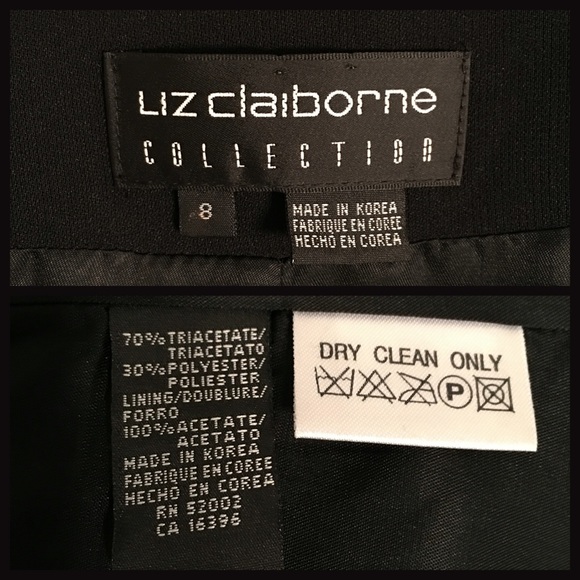 Liz Claiborne Collection Black full-zip jacket. - Picture 3 of 4